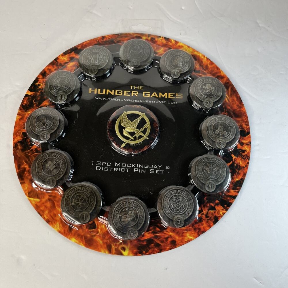 Hunger Games 13 Piece Button Set: Officially Licensed